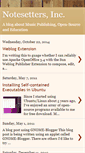 Mobile Screenshot of notesettersinc.blogspot.com