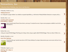 Tablet Screenshot of notesettersinc.blogspot.com
