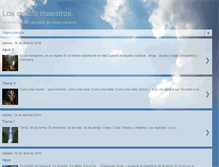 Tablet Screenshot of loscuatromaestros.blogspot.com