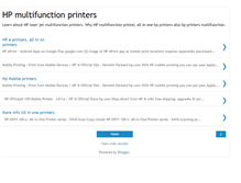Tablet Screenshot of hpmultifunctionprintersinfo.blogspot.com