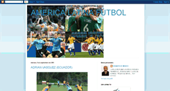Desktop Screenshot of americalatinafutbol.blogspot.com