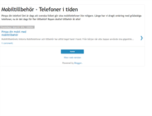 Tablet Screenshot of mobiltillbehor.blogspot.com