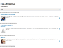 Tablet Screenshot of nepanepalaya.blogspot.com