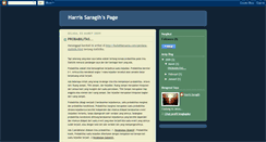 Desktop Screenshot of harrissaragih.blogspot.com