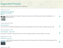 Tablet Screenshot of disgruntledprincess.blogspot.com