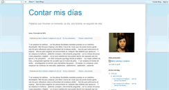 Desktop Screenshot of contarmisdias.blogspot.com