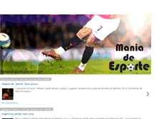 Tablet Screenshot of maniadeesporte.blogspot.com