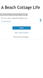 Mobile Screenshot of abeachcottagelife.blogspot.com