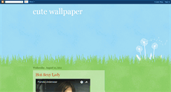 Desktop Screenshot of cutewallpaper.blogspot.com