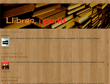 Tablet Screenshot of llibresipunt.blogspot.com