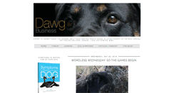 Desktop Screenshot of dawgbusiness.blogspot.com
