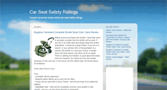 Desktop Screenshot of carseatsafetyratings.blogspot.com