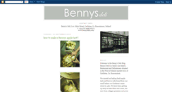 Desktop Screenshot of bennysdeli.blogspot.com