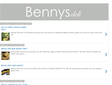 Tablet Screenshot of bennysdeli.blogspot.com