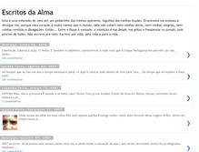 Tablet Screenshot of escritosdaalma.blogspot.com