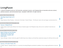 Tablet Screenshot of livingplanet.blogspot.com