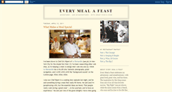 Desktop Screenshot of everymealafeast.blogspot.com