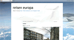 Desktop Screenshot of europa-reisen.blogspot.com