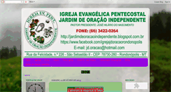 Desktop Screenshot of jardimdeoracaoindependente.blogspot.com