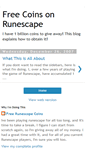 Mobile Screenshot of freerunescapecoins.blogspot.com