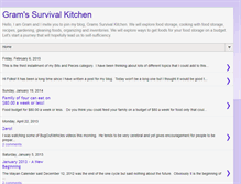 Tablet Screenshot of gramssurvivalkitchen.blogspot.com