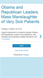 Mobile Screenshot of obamasdeadlycrimes.blogspot.com