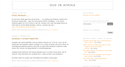 Desktop Screenshot of oudinafrika.blogspot.com