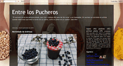 Desktop Screenshot of entrelospucheros.blogspot.com