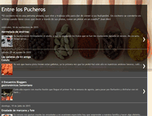Tablet Screenshot of entrelospucheros.blogspot.com