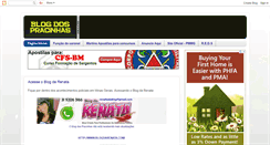 Desktop Screenshot of blogdospracinhas.blogspot.com