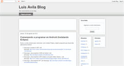 Desktop Screenshot of luisavilablog.blogspot.com