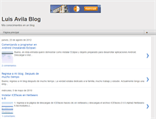 Tablet Screenshot of luisavilablog.blogspot.com