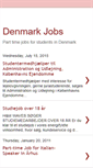 Mobile Screenshot of denmark-jobs.blogspot.com