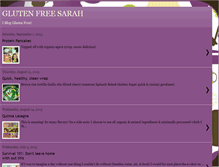 Tablet Screenshot of glutenfreesarah.blogspot.com