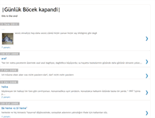 Tablet Screenshot of gunlukbocek.blogspot.com