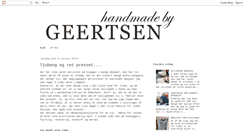 Desktop Screenshot of handmadebygeertsen.blogspot.com