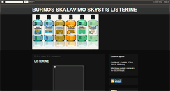 Desktop Screenshot of listerine-listerine.blogspot.com
