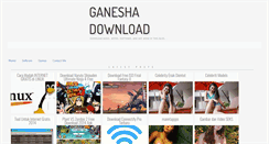 Desktop Screenshot of ganeshadownload.blogspot.com