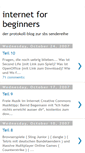 Mobile Screenshot of internet-for-beginners.blogspot.com