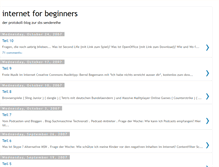 Tablet Screenshot of internet-for-beginners.blogspot.com