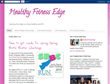 Tablet Screenshot of healthyfitnessedge.blogspot.com