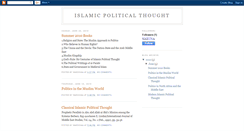 Desktop Screenshot of islamicpoliticalthought1.blogspot.com