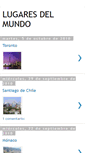Mobile Screenshot of losmejoreslugaresdelmundoparami.blogspot.com