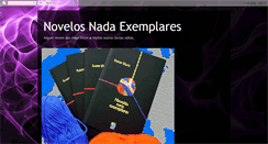 Desktop Screenshot of novelosnadaexemplares.blogspot.com