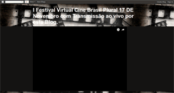 Desktop Screenshot of 1festivalvirtualcinebrasilplural.blogspot.com