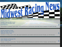 Tablet Screenshot of midwestracingnews.blogspot.com