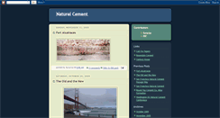 Desktop Screenshot of natural-cement.blogspot.com