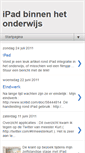 Mobile Screenshot of ipad-in-onderwijs.blogspot.com