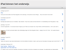 Tablet Screenshot of ipad-in-onderwijs.blogspot.com