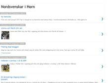 Tablet Screenshot of nordsvenskarihorn.blogspot.com